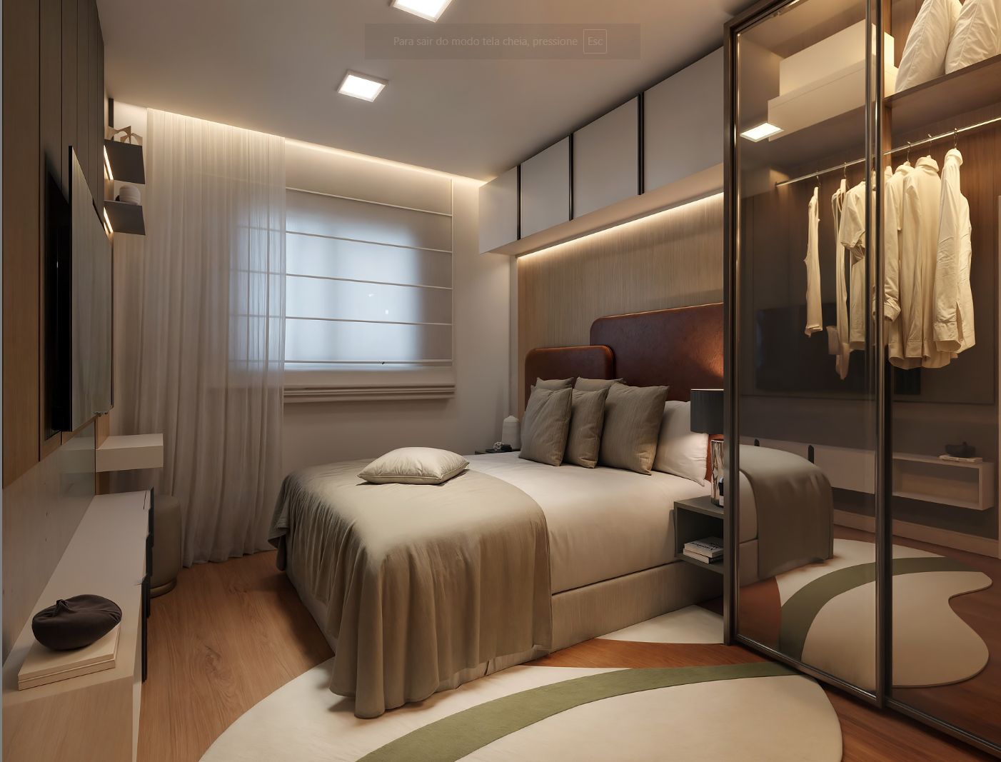 Quarto do apartamento